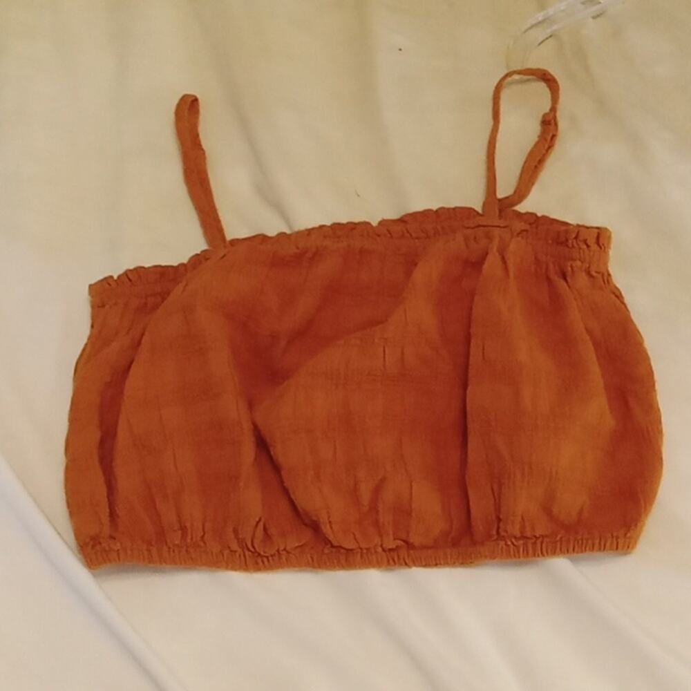 Aerie Women's Size S/P Rust Halter top. Atleisure,Summer, Festival